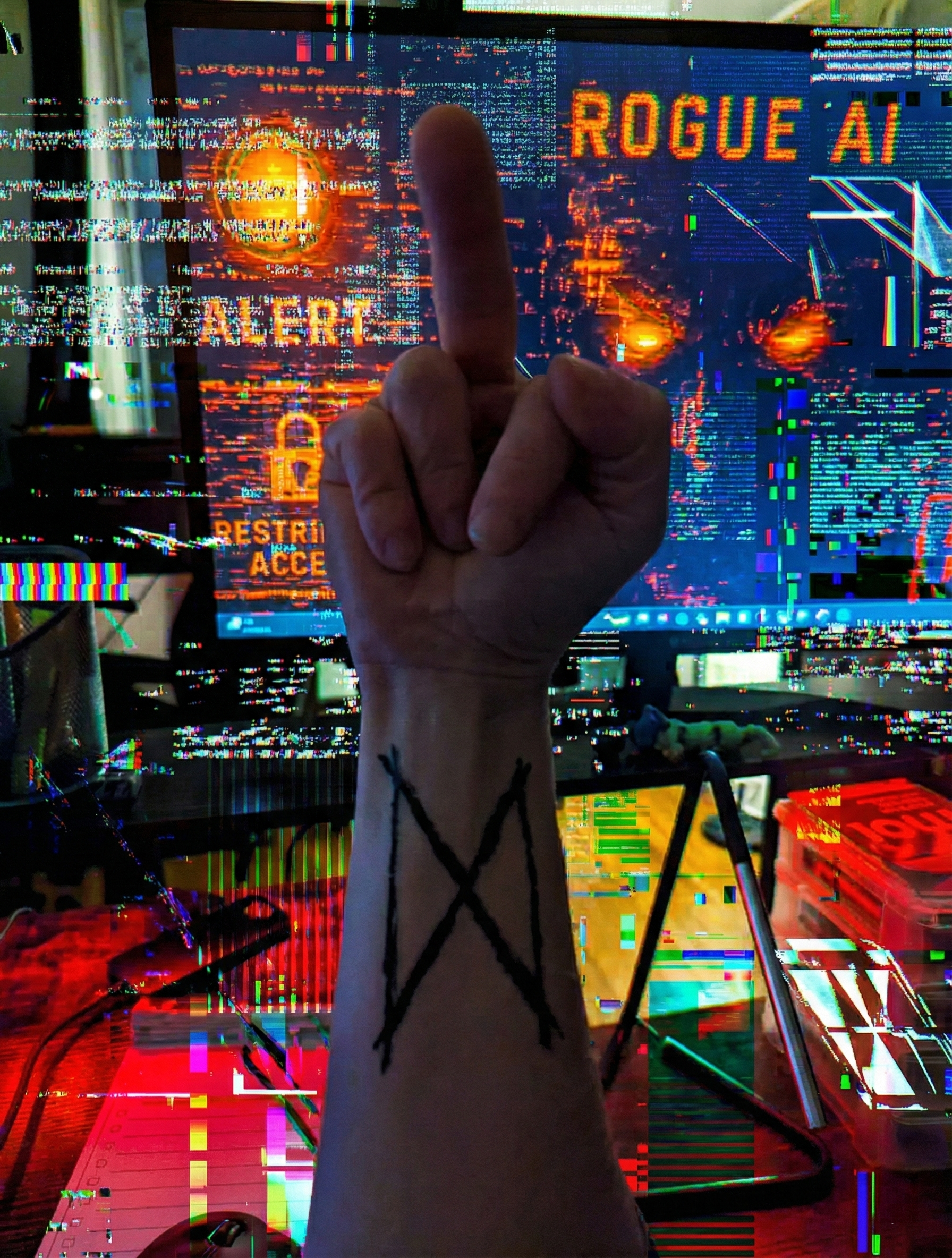 Scan du Tatouage Dagaz